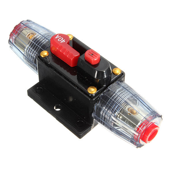 DC 12V 40A Car Stereo Audio Circuit Breaker - Inline Fuse | 40 AMP - Image 4
